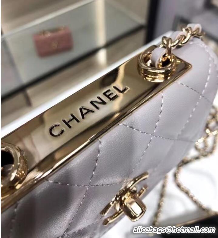 Cheapest Chanel mini Flap Shoulder Bag Original leather AP2301 grey