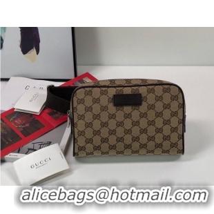 Promotional Gucci GG Original GG Leather belt bag 449174 Brown