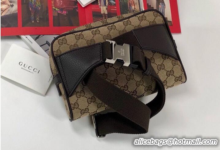 Promotional Gucci GG Original GG Leather belt bag 449174 Brown