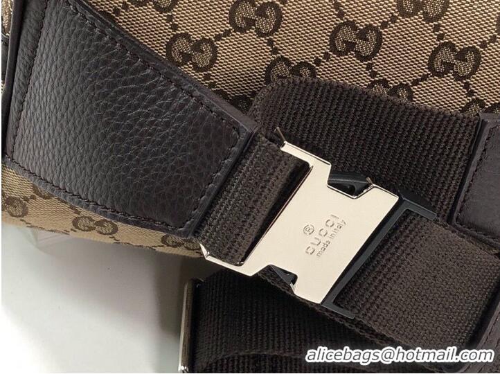 Promotional Gucci GG Original GG Leather belt bag 449174 Brown