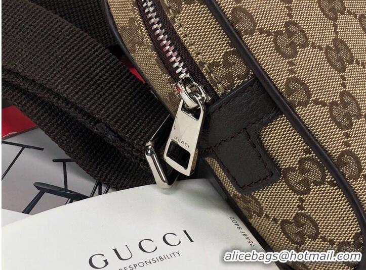 Promotional Gucci GG Original GG Leather belt bag 449174 Brown