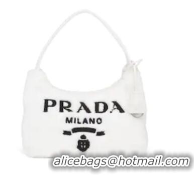 Good Product Prada Re-Edition 2000 terry mini-bag 1NE515 white