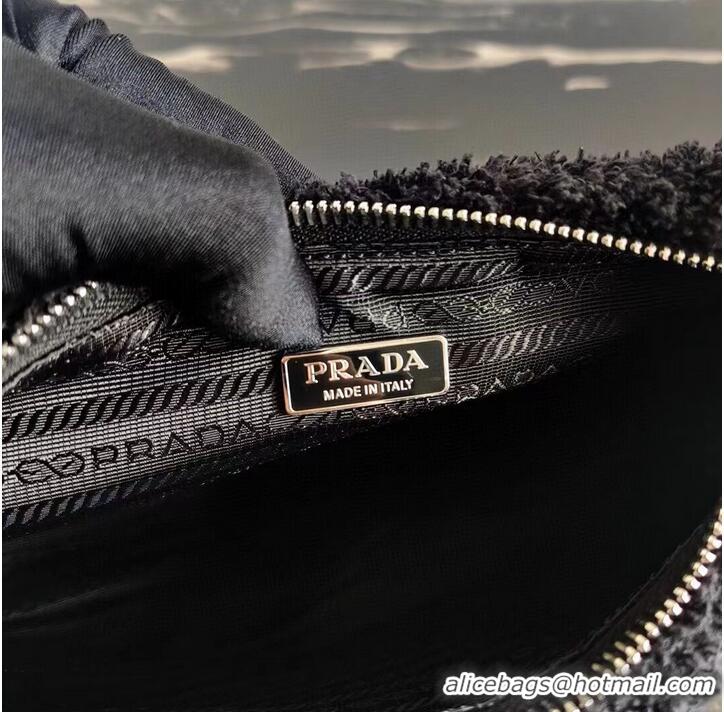 Buy Discount Prada Re-Edition 2000 terry mini-bag 1NE515 black