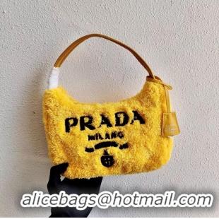 Promotional Prada Re-Edition 2000 terry mini-bag 1NE515 yellow