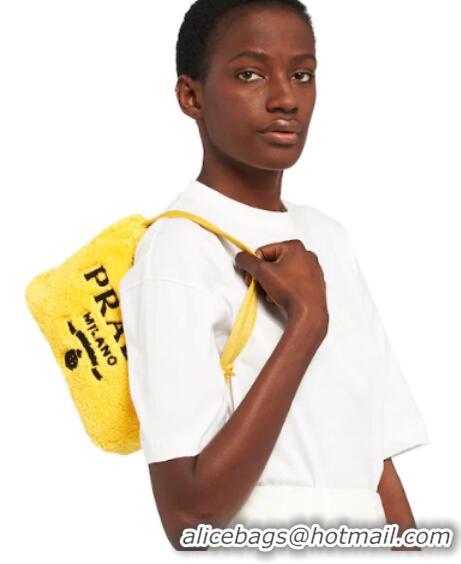 Promotional Prada Re-Edition 2000 terry mini-bag 1NE515 yellow