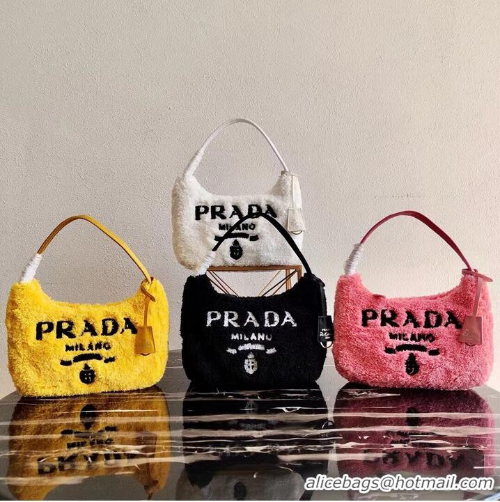 Promotional Prada Re-Edition 2000 terry mini-bag 1NE515 yellow