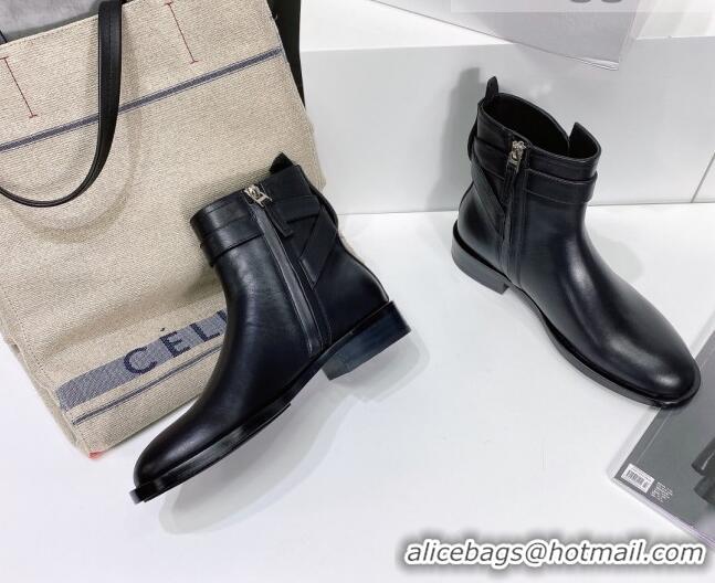 New Design Givenchy Padlock Calfskin Short Boots 091801 Black 2021