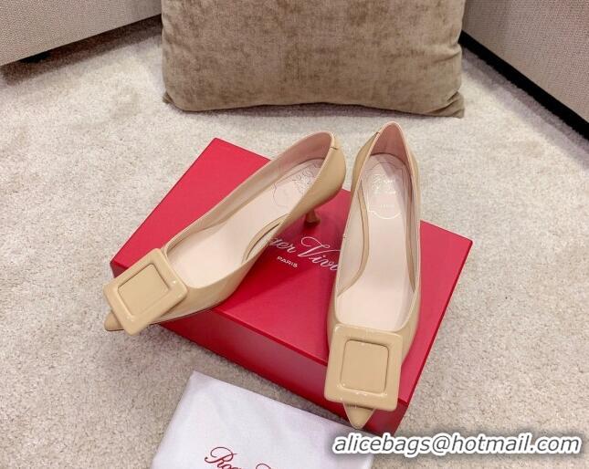 Top Quality Roger Vivier Viv In The City Pumps/Ballerinas 070620 Beige