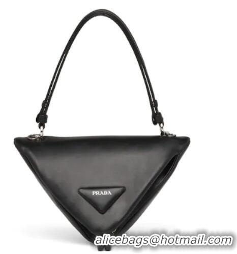 Shop Promotional Prada Padded nappa leather handbag 3BA315 black