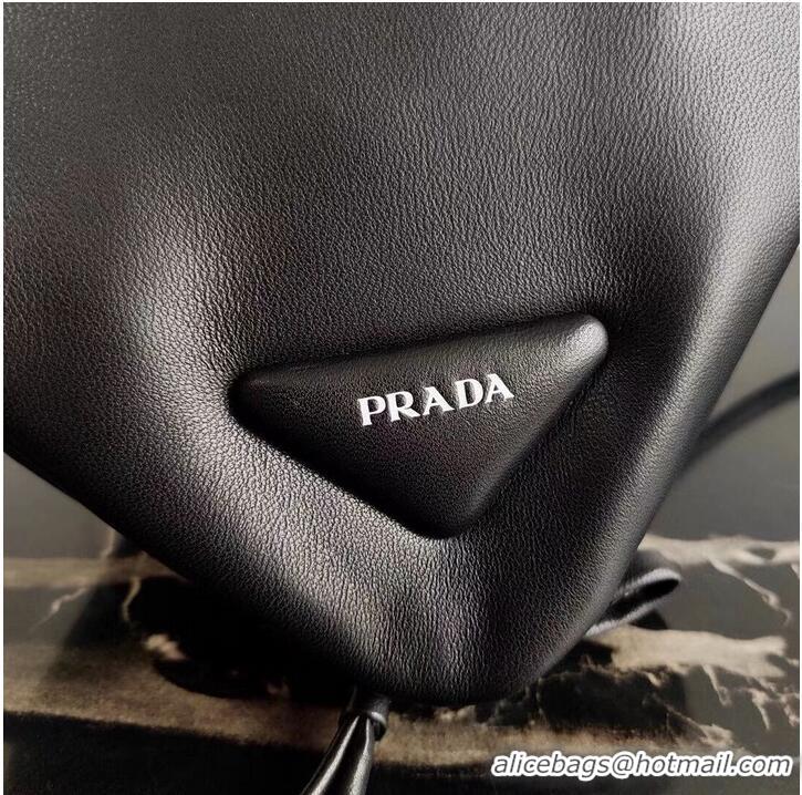 Shop Promotional Prada Padded nappa leather handbag 3BA315 black