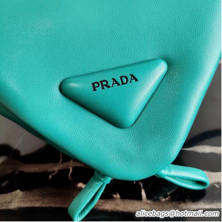 Low Cost Prada Padded nappa leather handbag 3BA315 Blue