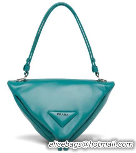 Low Cost Prada Padded nappa leather handbag 3BA315 Blue