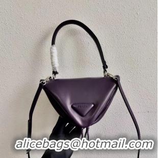 Good Product Prada Padded nappa leather handbag 3BA315 Violet