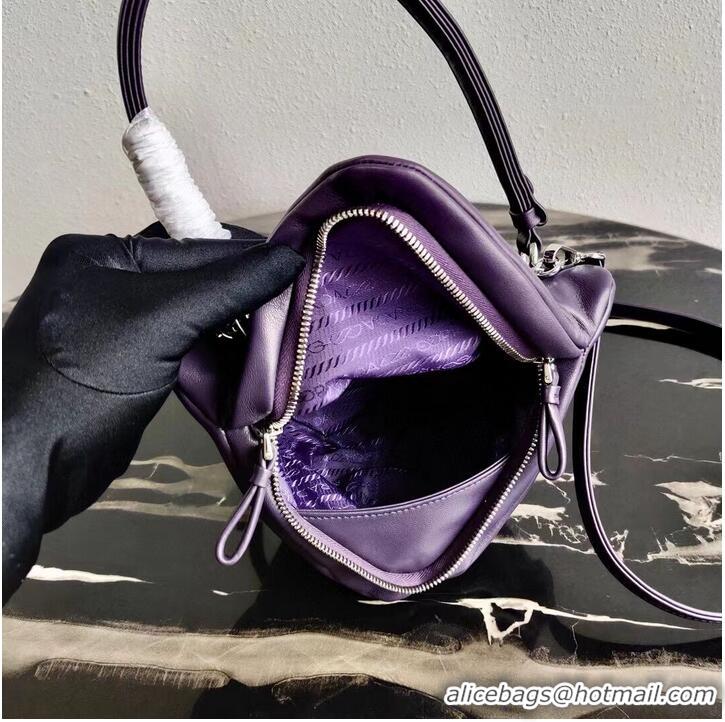 Good Product Prada Padded nappa leather handbag 3BA315 Violet