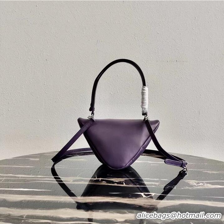 Good Product Prada Padded nappa leather handbag 3BA315 Violet