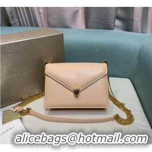 Top Quality Bvlgari Serpenti Forever leather small crossbody bag B210543 pink