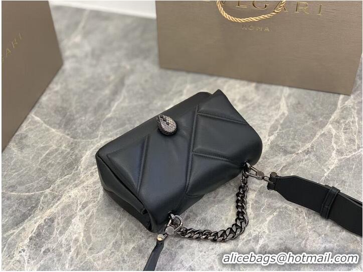 Good Product Bvlgari Serpenti Forever leather small crossbody bag B219068 black