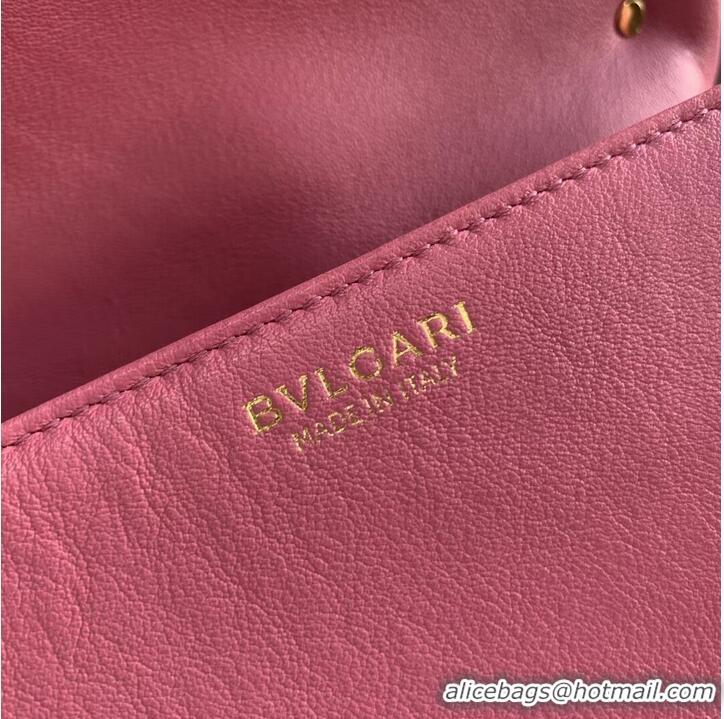 Promotional Bvlgari Serpenti Forever leather crossbody bag B219069 Rose