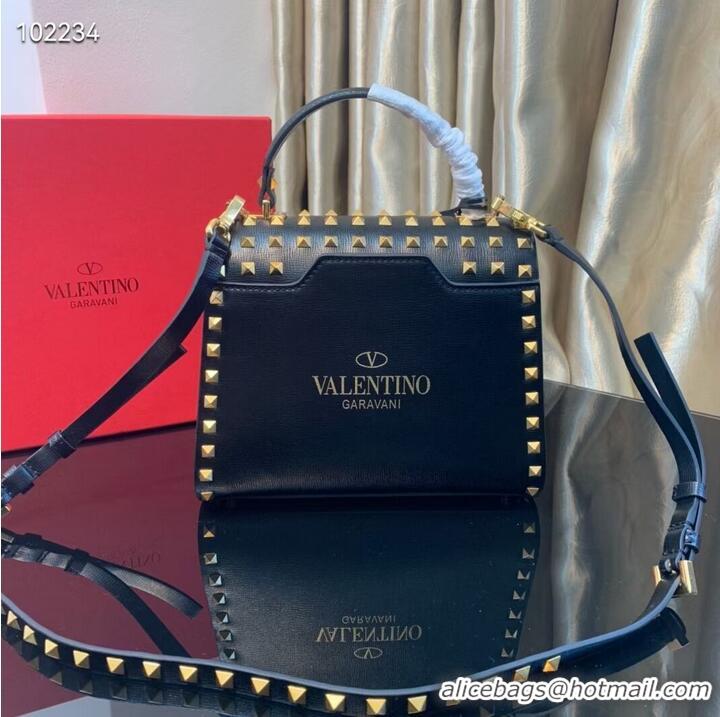 Market Sells VALENTINO Origianl leather tote bag V4071A black