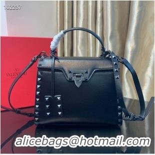 Good Product VALENTINO Origianl leather tote bag V4071D black