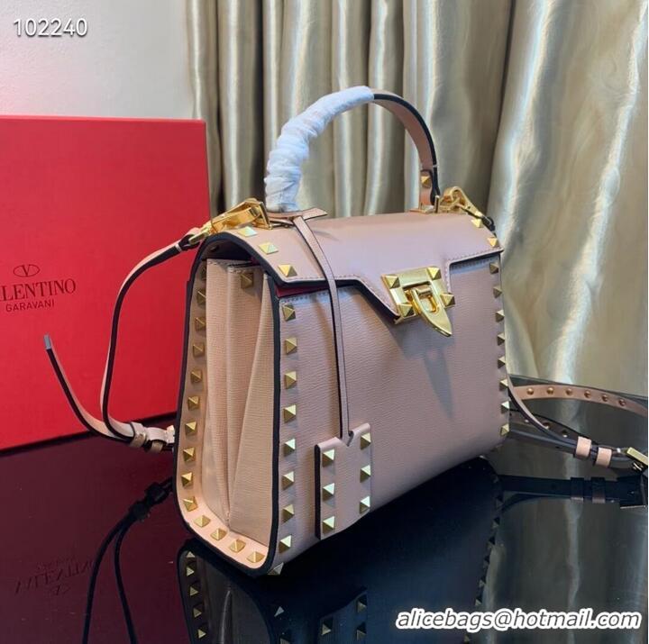 Buy Classic VALENTINO Origianl leather tote bag V4071A pink