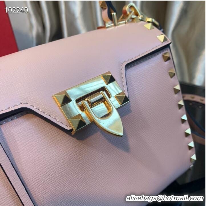 Buy Classic VALENTINO Origianl leather tote bag V4071A pink