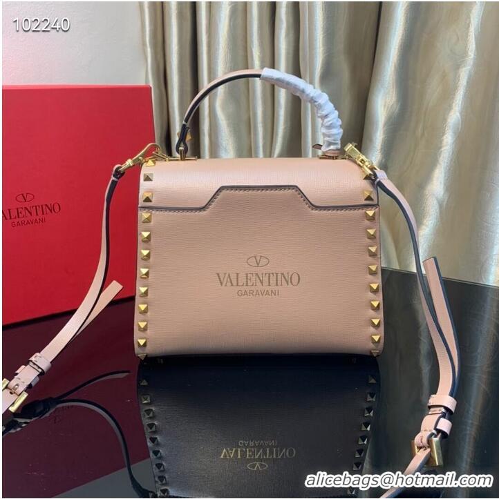 Buy Classic VALENTINO Origianl leather tote bag V4071A pink