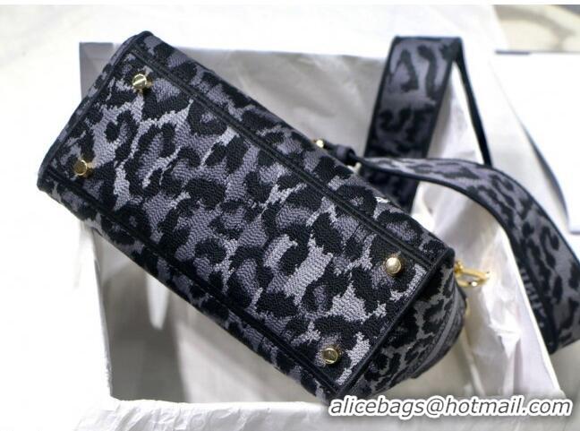 New Cheapest Dior Medium Lady D-Lite Bag in Grey Mizza Embroidery CD2028 2021