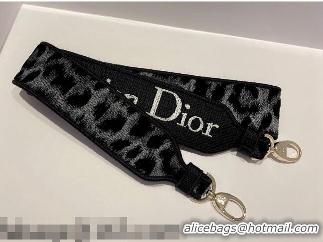 AAAAA Discount Dior Medium Lady D-Lite Bag in Grey Multicolor Mizza Embroidered Velvet CD2029 2021