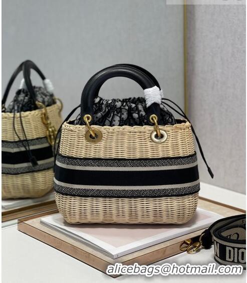 Grade Design Dior Lady Dior Wicker Basket Bag CD2039 Beige 2021