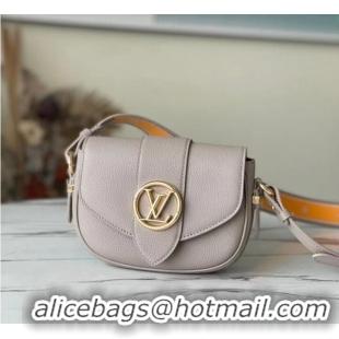 Shop Grade Louis Vuitton PONT 9 SOFT PM M58728 grey