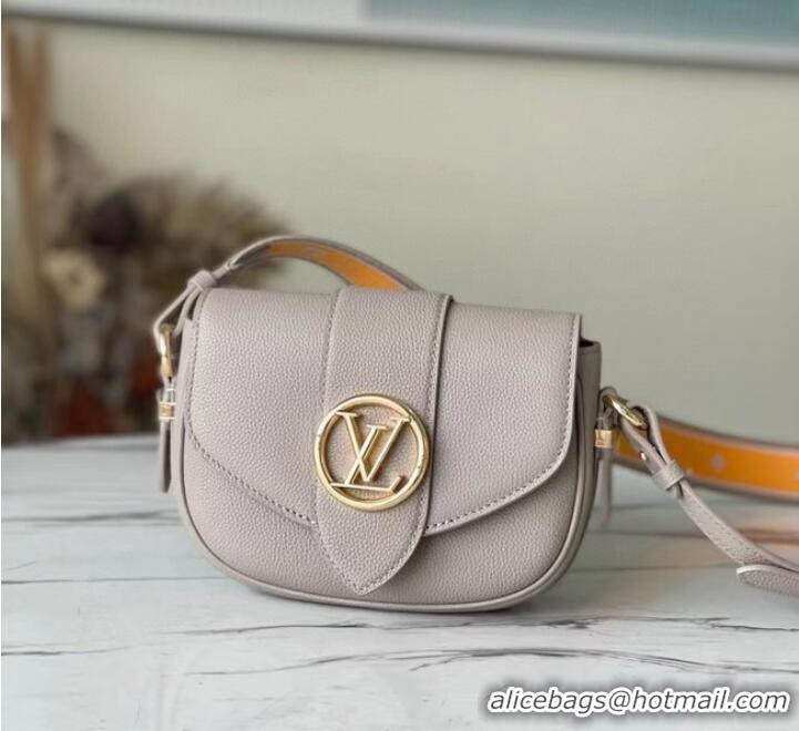 Shop Grade Louis Vuitton PONT 9 SOFT PM M58728 grey