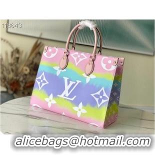 Discount Louis Vuitton ONTHEGO MM M45118 Pink&Blue