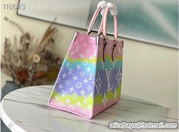 Discount Louis Vuitton ONTHEGO MM M45118 Pink&Blue