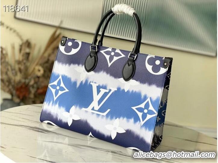 Cheapest Louis Vuitton ONTHEGO MM M45118 blue