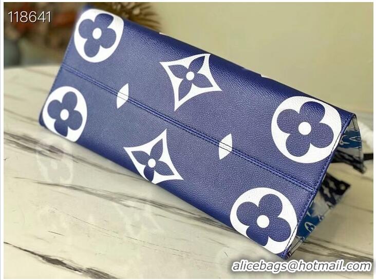 Cheapest Louis Vuitton ONTHEGO MM M45118 blue