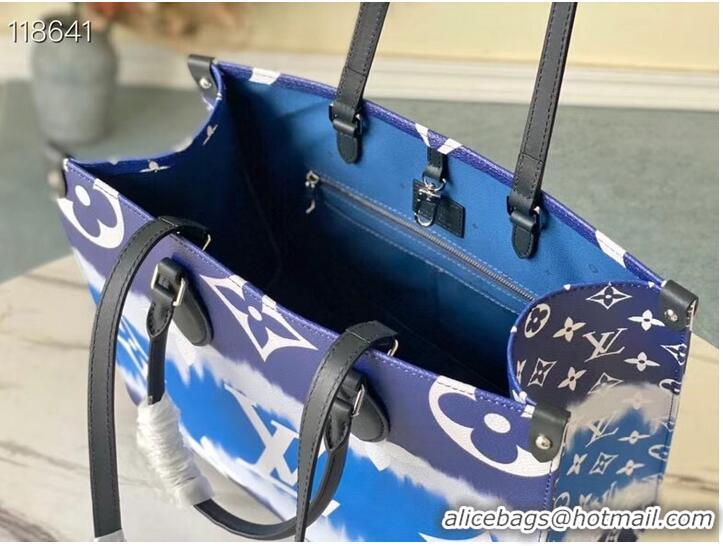 Cheapest Louis Vuitton ONTHEGO MM M45118 blue