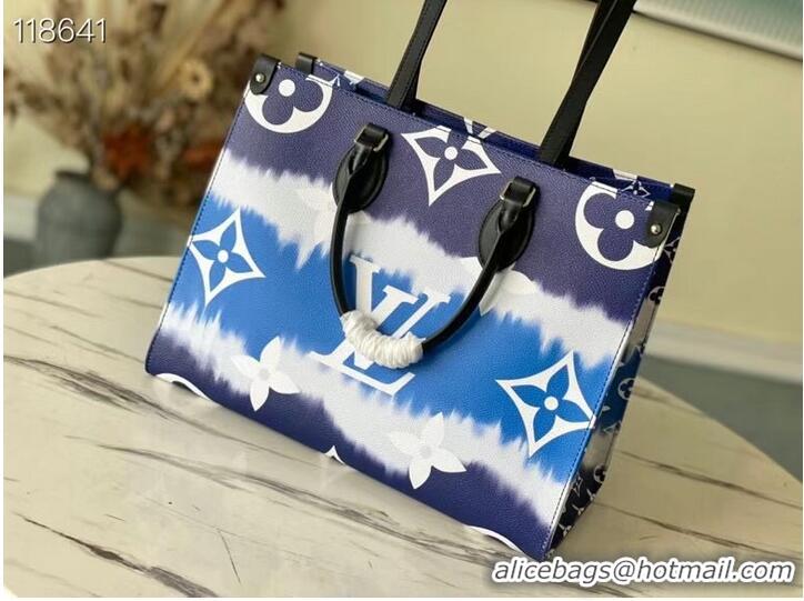 Cheapest Louis Vuitton ONTHEGO MM M45118 blue