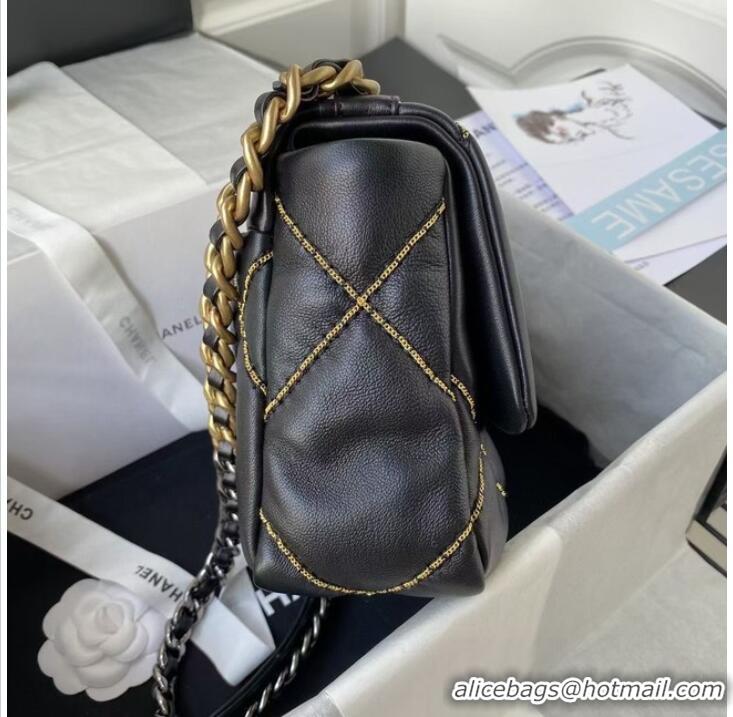 Top Quality Chanel 19 flap bag AS1160A black