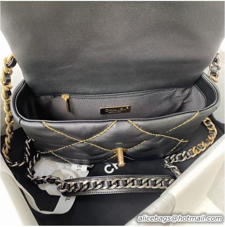 Top Quality Chanel 19 flap bag AS1160A black