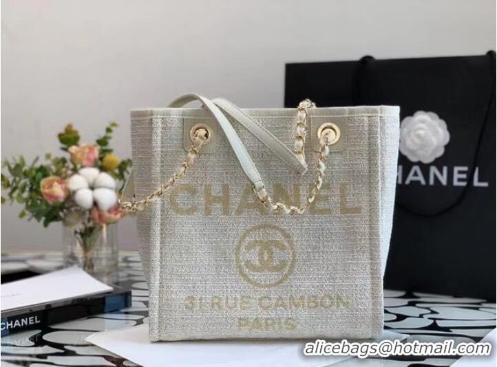 Market Sells Chanel small Shopping bag A66940 white