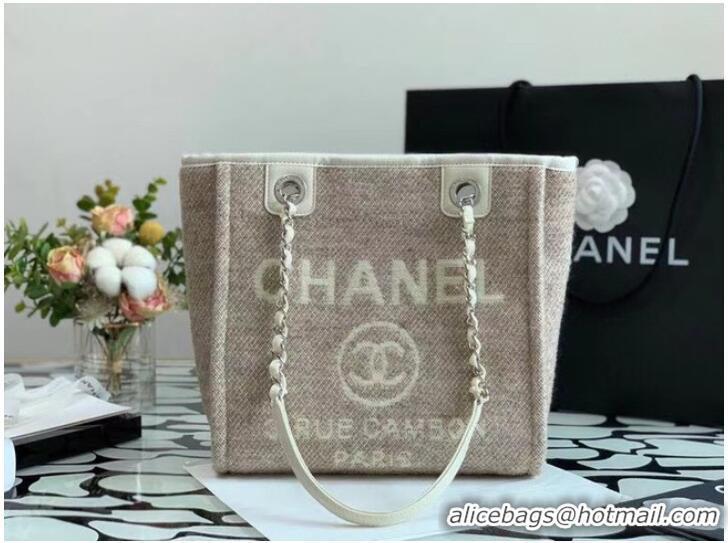 Grade Stylish Chanel small Shopping bag A66940 Cream