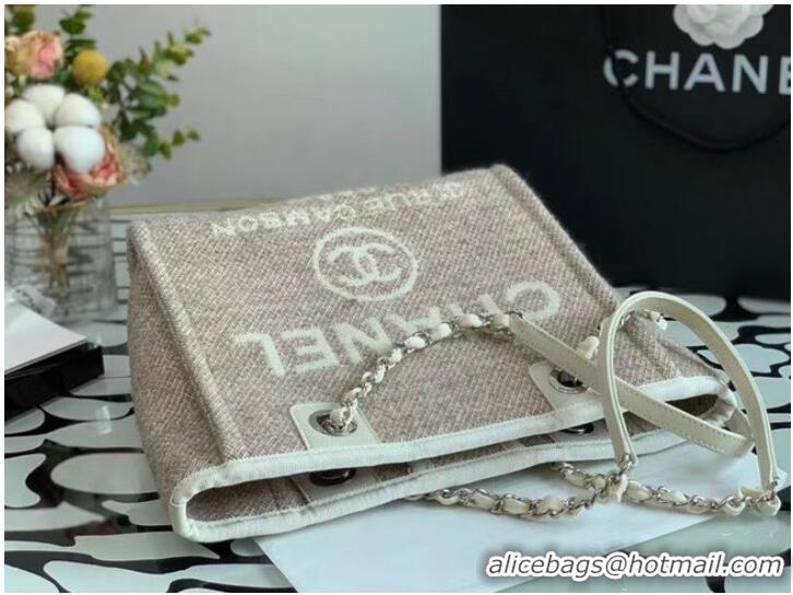 Grade Stylish Chanel small Shopping bag A66940 Cream