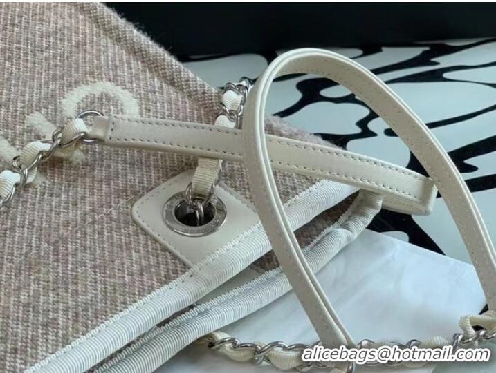 Grade Stylish Chanel small Shopping bag A66940 Cream