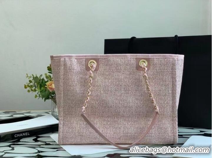 Classic Inexpensive Chanel Shopping bag MM A67001 pink