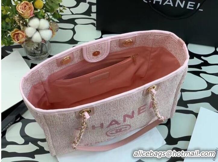 Classic Inexpensive Chanel Shopping bag MM A67001 pink