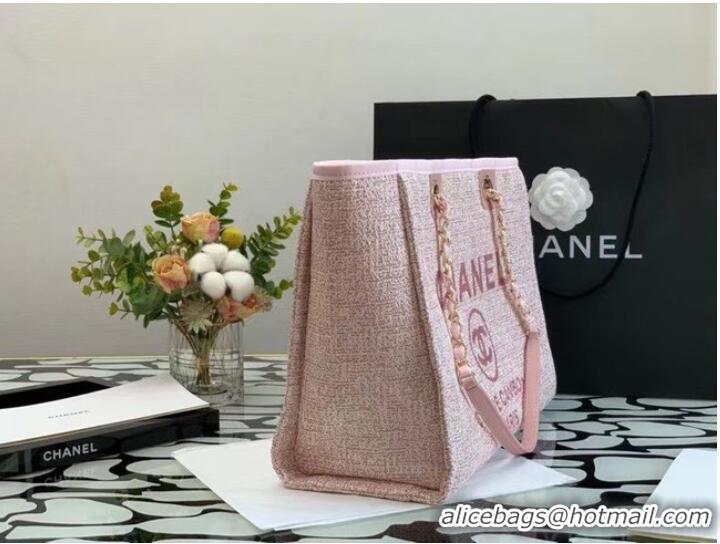 Classic Inexpensive Chanel Shopping bag MM A67001 pink