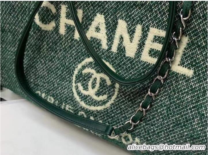 Buy Cheapest Chanel Shopping bag MM A67001 green