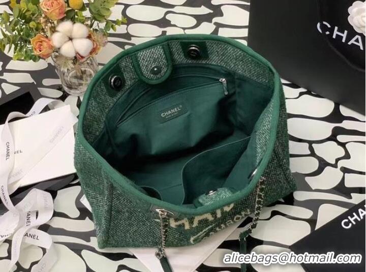 Buy Cheapest Chanel Shopping bag MM A67001 green