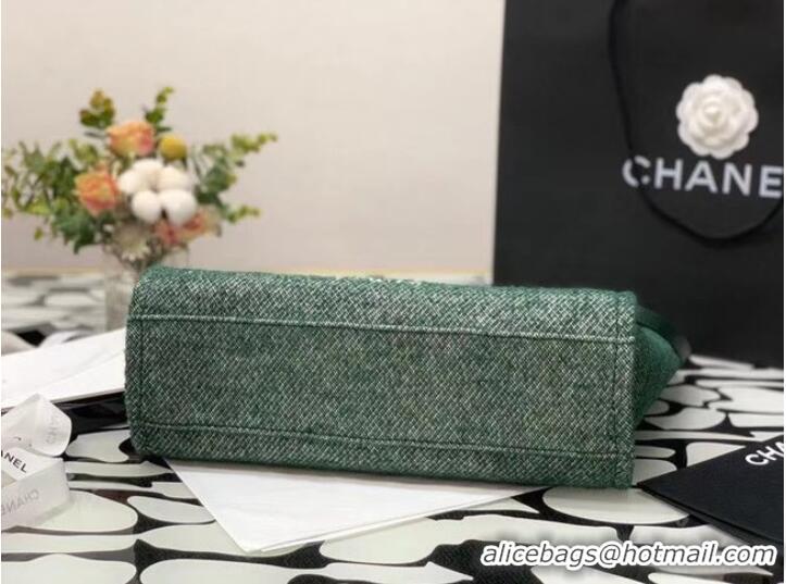 Buy Cheapest Chanel Shopping bag MM A67001 green